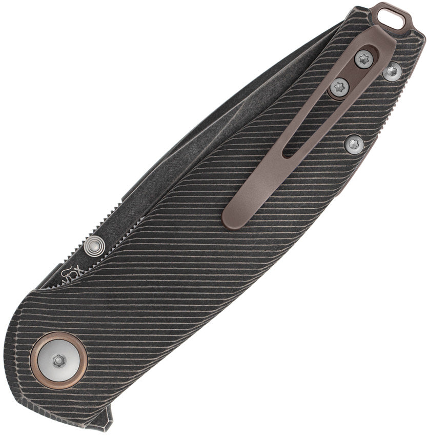 Vale Linerlock Bronze SW Ti - V6007DTBR