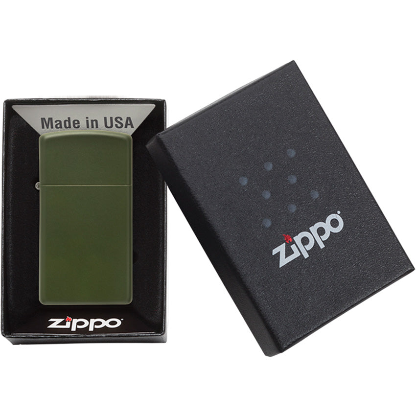 Slim Lighter Matte Green - ZO13340