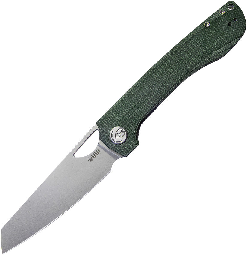 Elang Linerlock Green Micarta - KUB365E