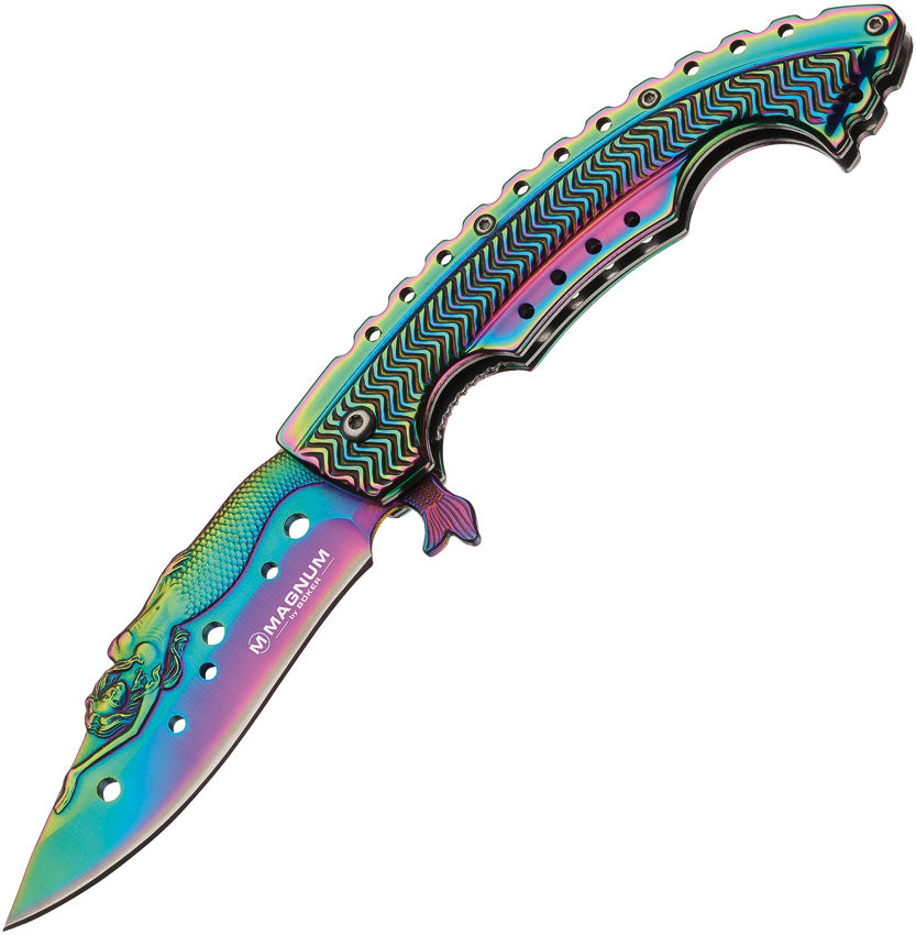 Rainbow Mermaid Linerlock - BOM01LG318