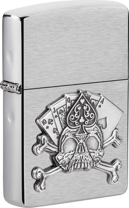 Card Skull Emblem Lighter - ZO17215