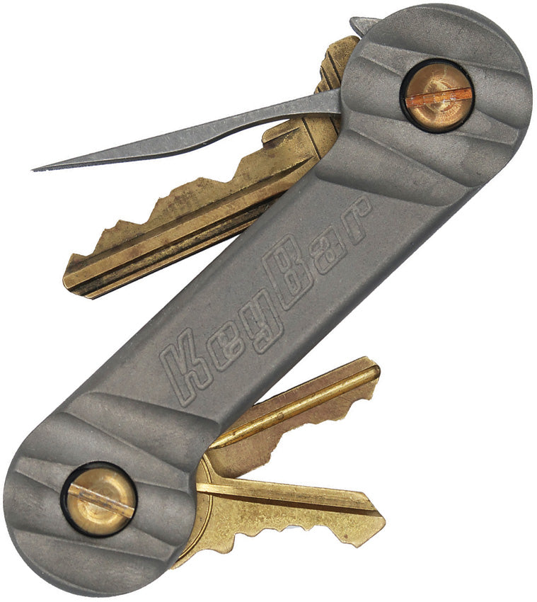 KeyBar Carved Titanium - KBR224