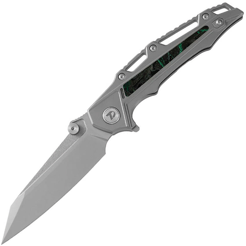 Framelock Ti/Green CF - DTK3385GR