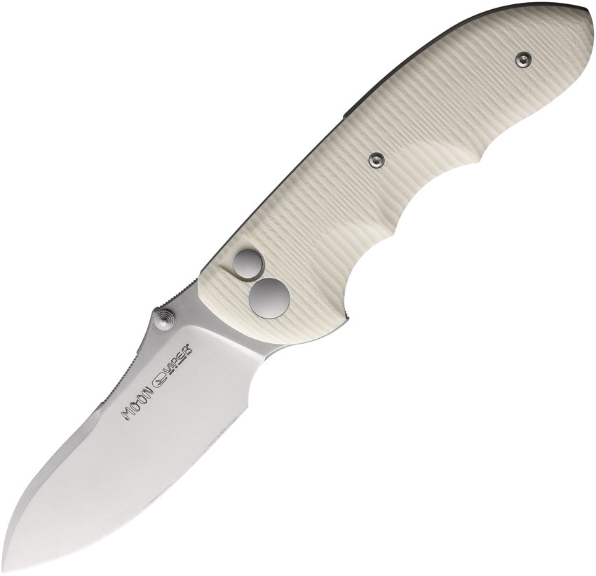 Moon Button Lock Ivory - V6008GI