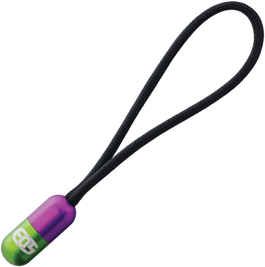 Pill Bead Lanyard Grn/Pur - EOS131