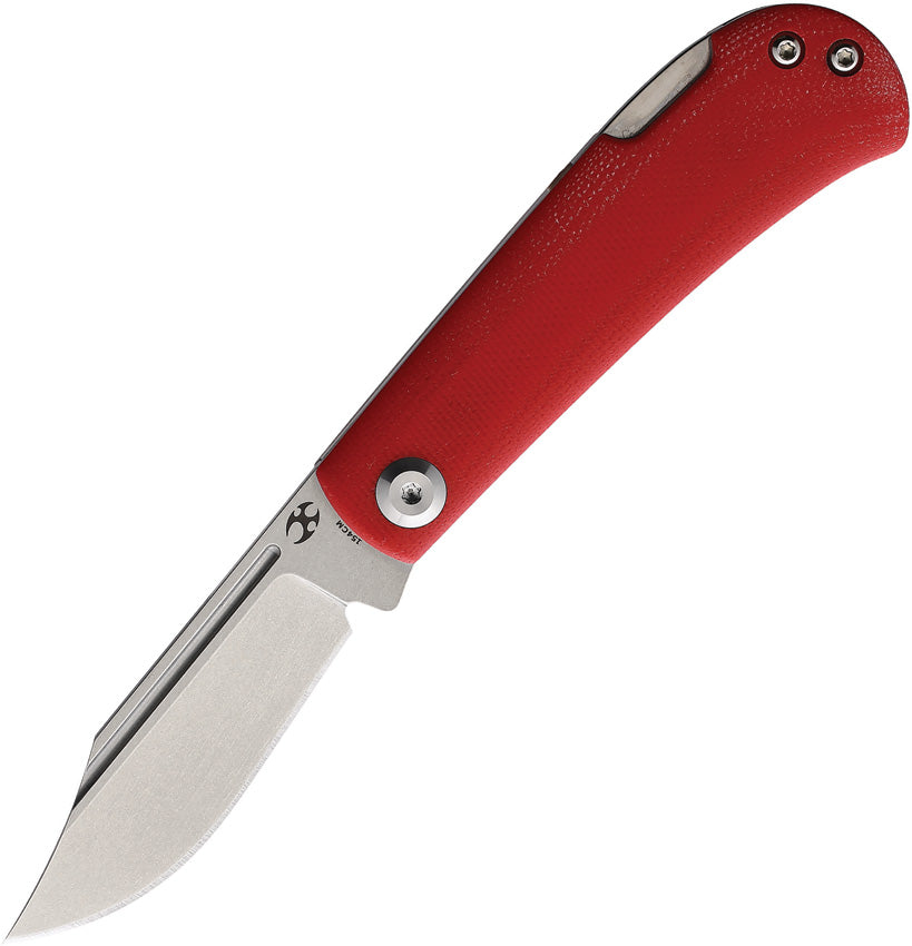 Wedge Lockback Red G10 - KT2026B2