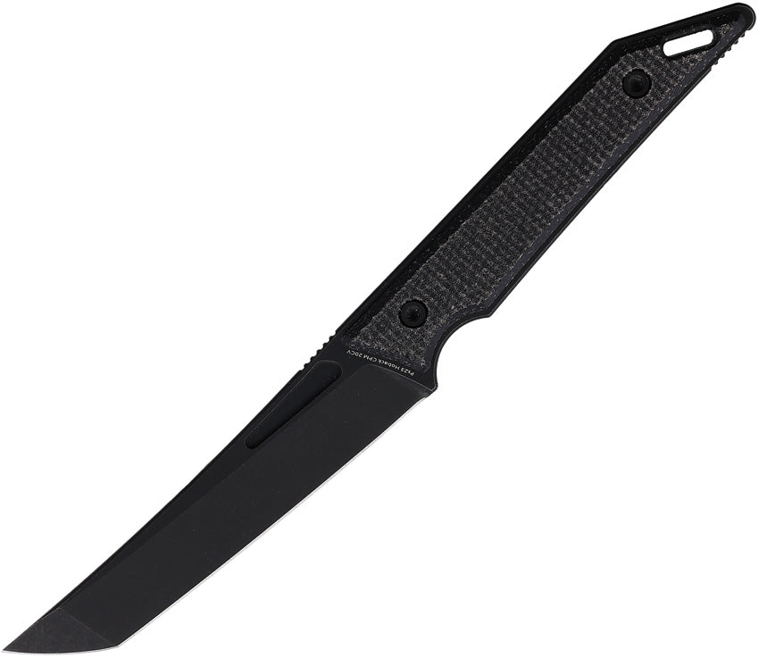 Goliath Fixed Black Micarta - HOB020BM
