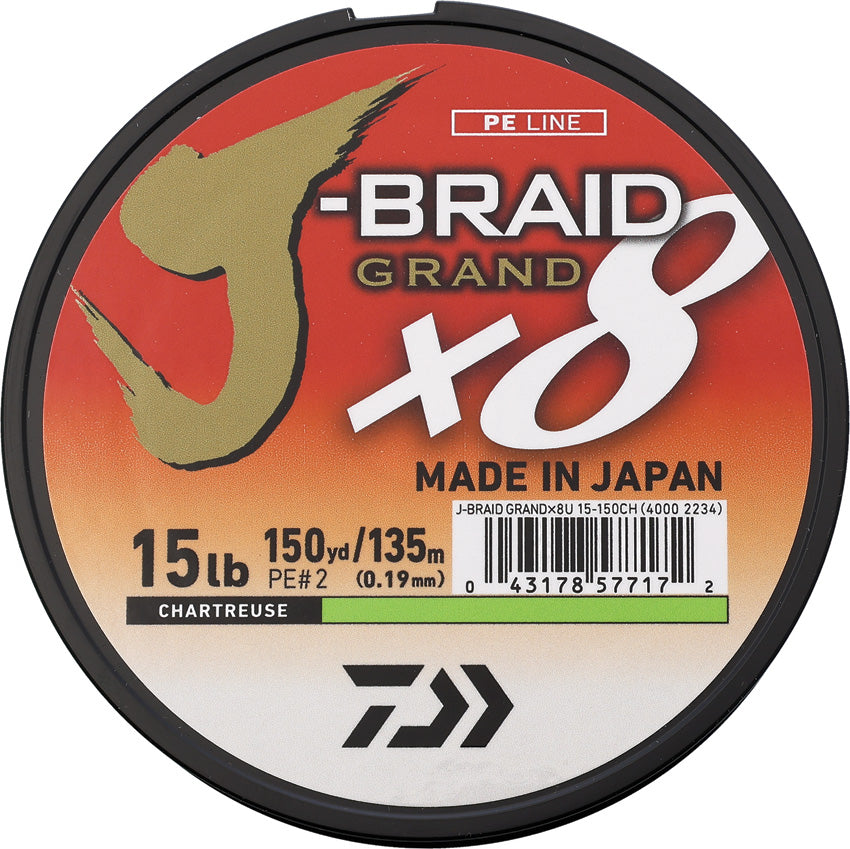 J-Braid Grand Line 15/150 Char - DIAJBGD8U15C