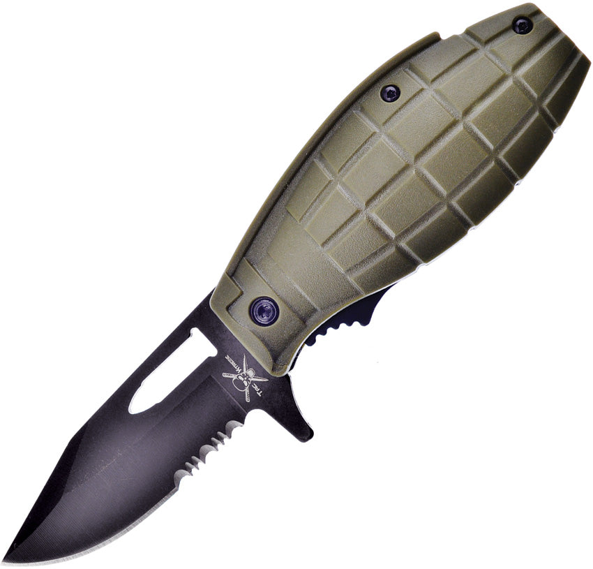 Grenade Linerlock A/O Green - FTX173DG