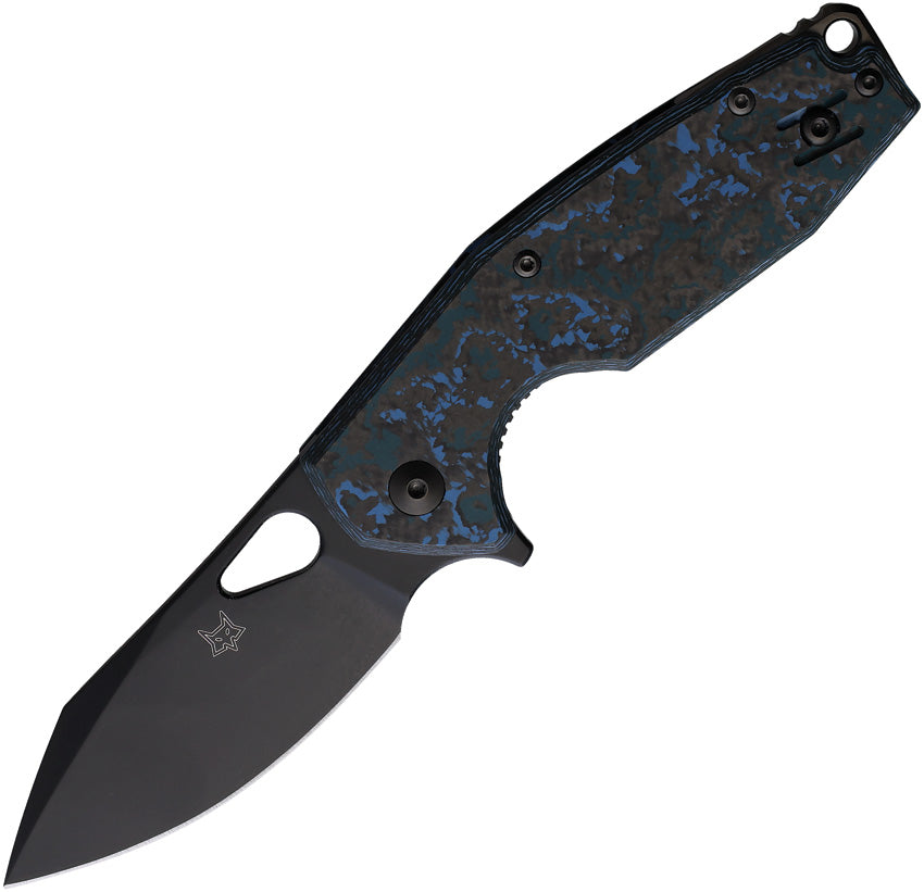 Yaru Linerlock Blue Fat Carbon - FOX527LIAS