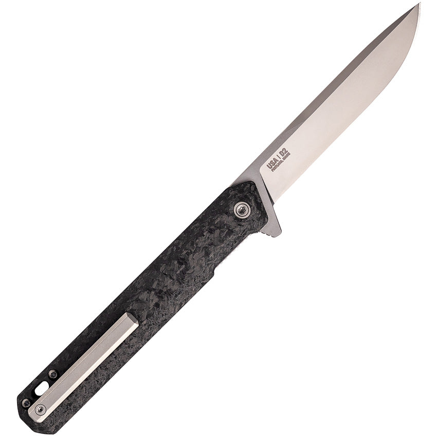 F2 Bravo Linerlock CF/Silver - TKTF2CBKSL4