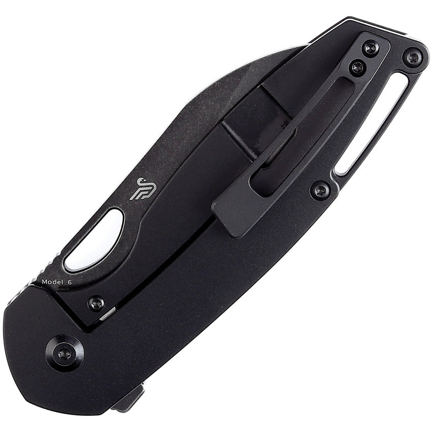 Model 6 Framelock Timascus - K1022B4
