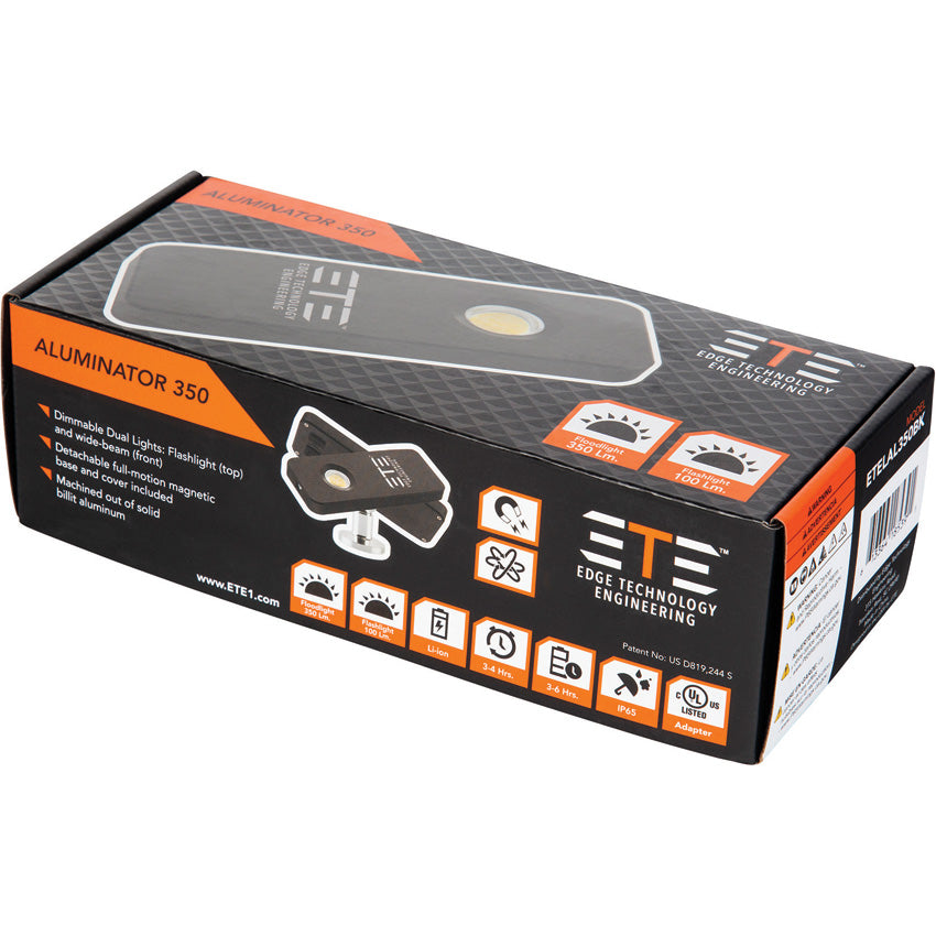 Aluminator Light 350 Lumens - ETELAL350BK