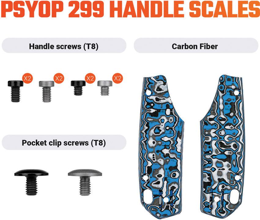 Psyop 299 Handle CF Blue - VOSW0401