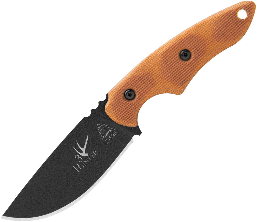 3 Pointer Tan Canvas Micarta - TP3PR02