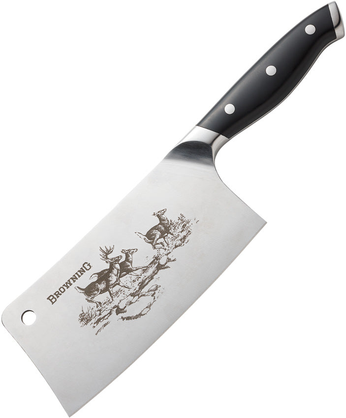 Large Engraved Cleaver - BR0319B