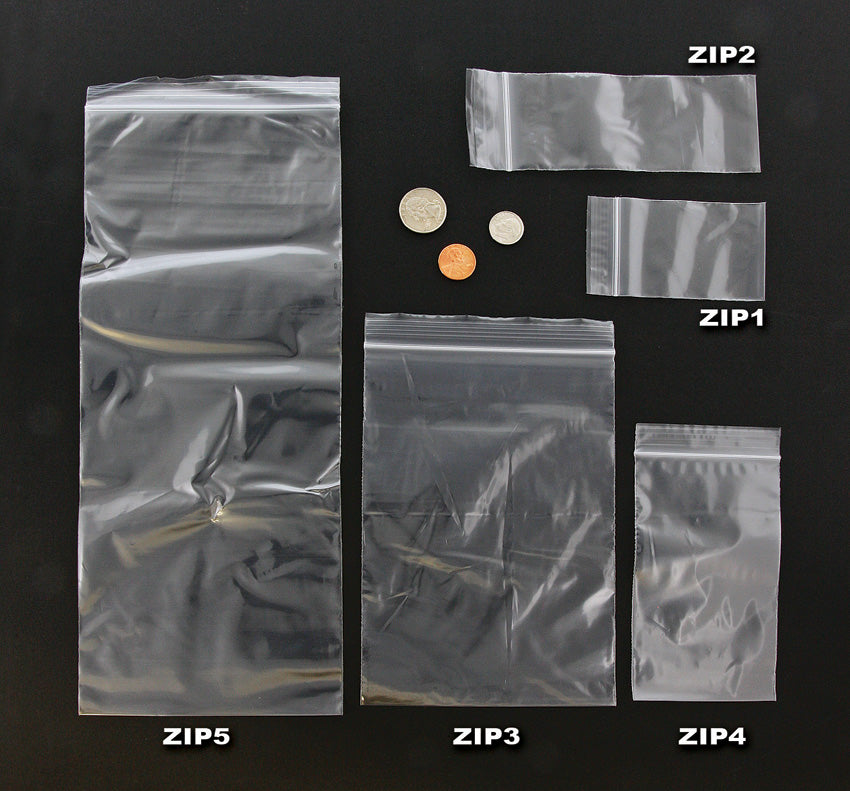 Bags 2 inch  X  5 inch Bags - ZIP4