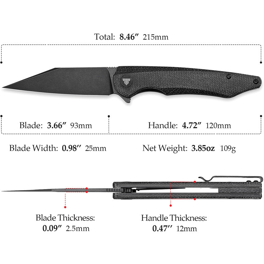 Lynx Linerlock Blackout - TVTY02M14