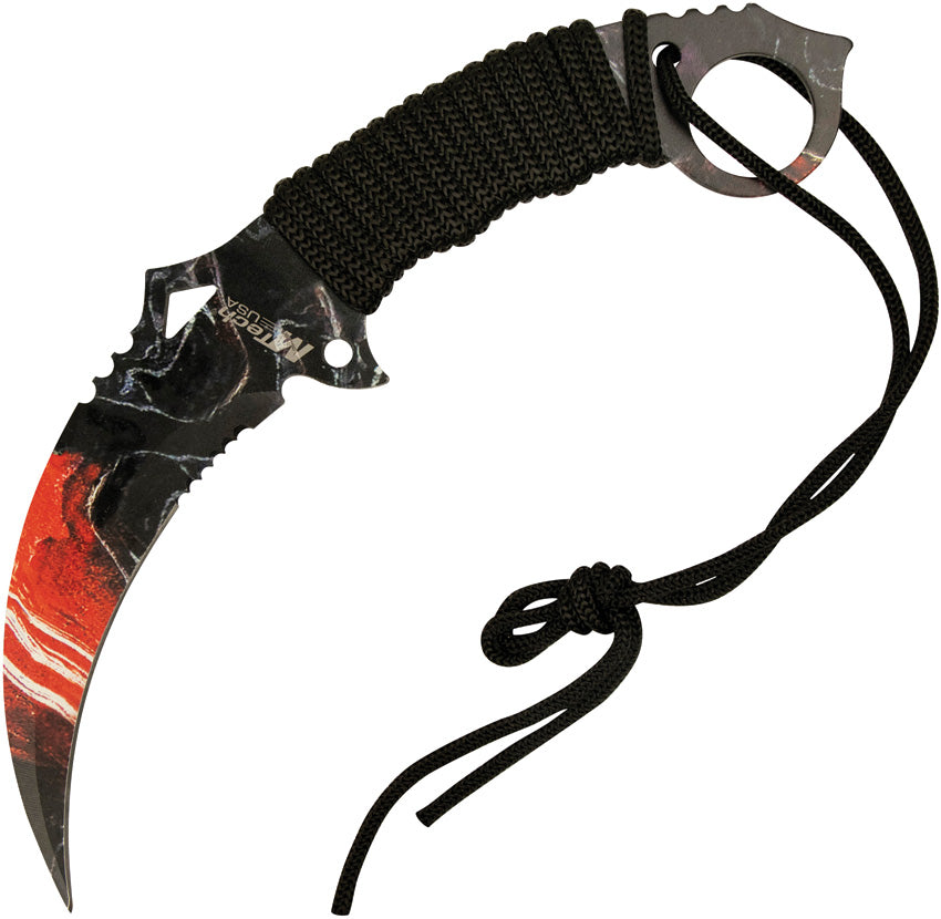 Karambit Fixed Blade Red - MT2076GLX