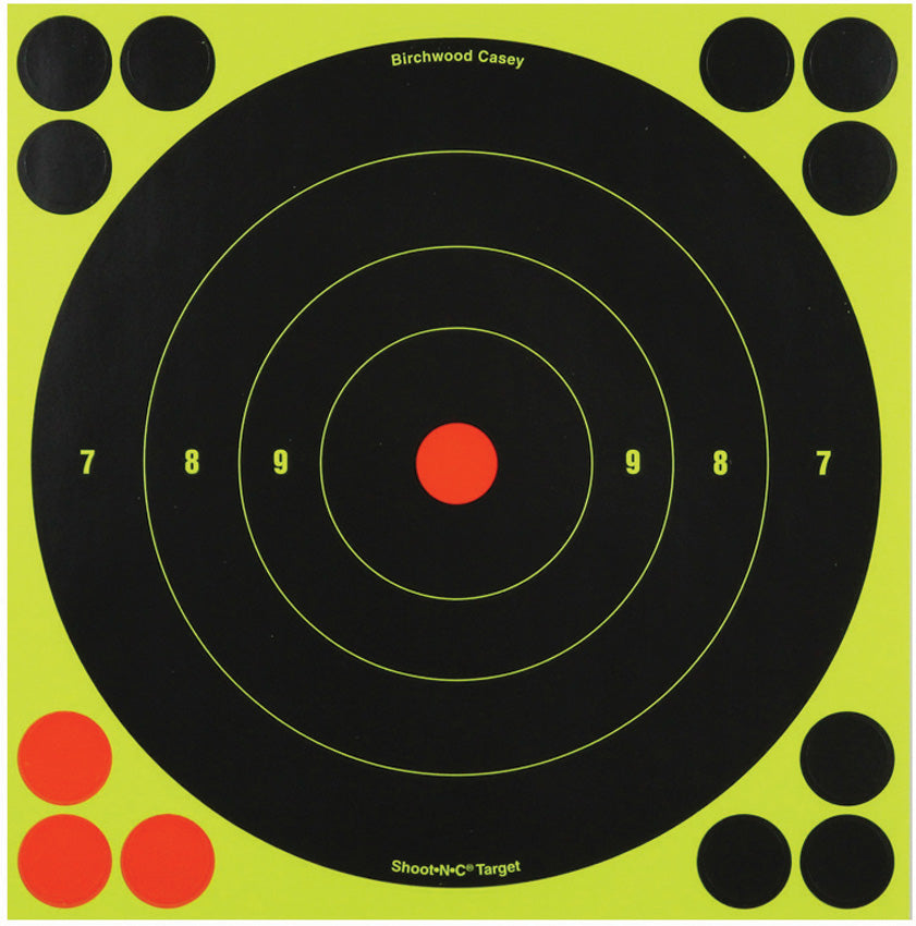 Shoot-NC 8in Bulls Eye Target - BDC34825