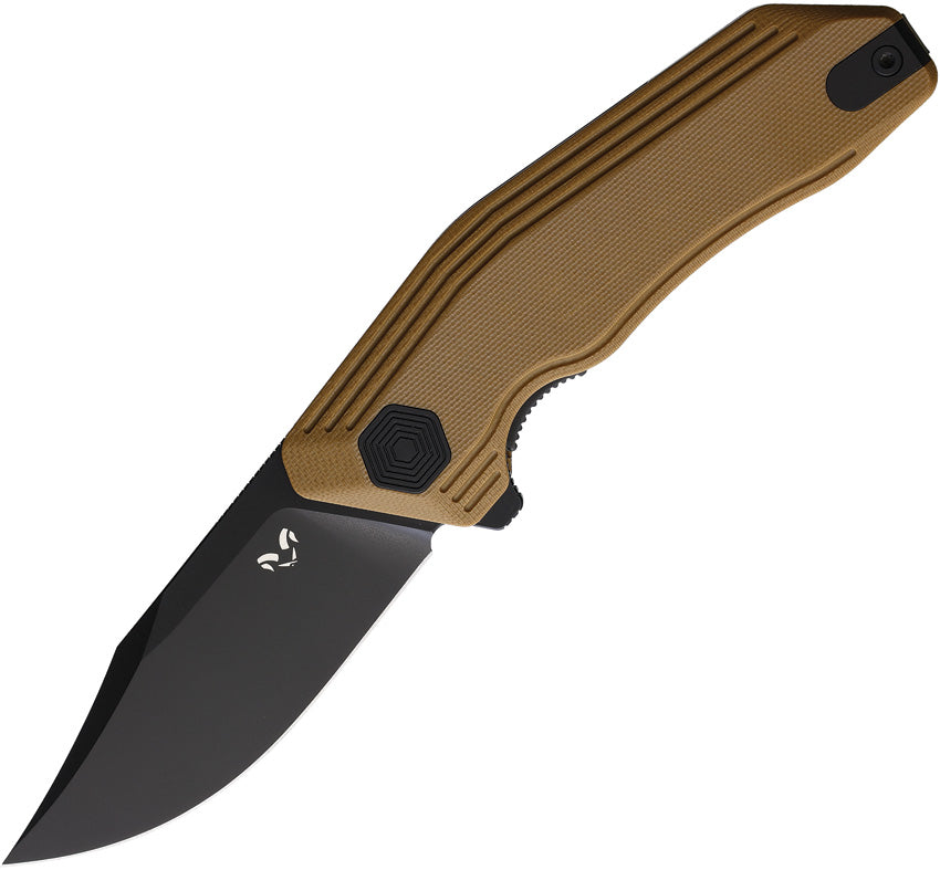 Cerberus Linerlock Tan G10 - DMN005GT2