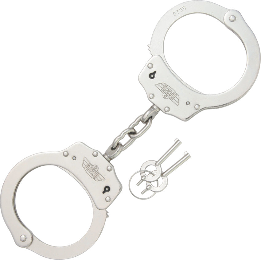 Handcuffs Silver finish - UZIHCCS