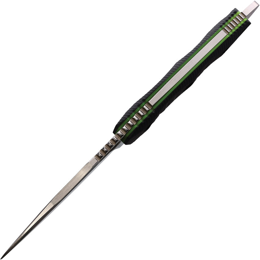 Cacula Fixed Blade Blk/Grn - FOB053