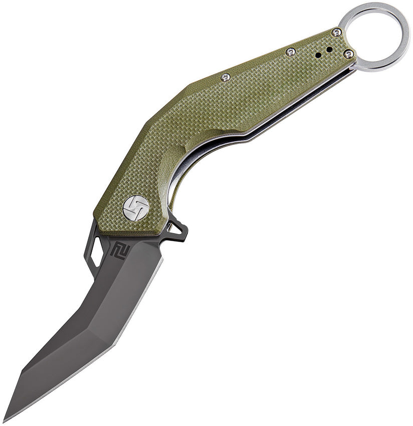 Cobra Linerlock D2 Green - ATZ1811PBGNF