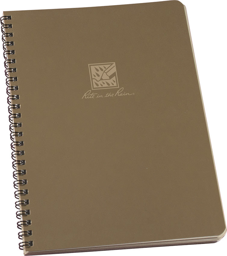 Large Side Spiral Dot Grid Tan - RITR973TDGLG