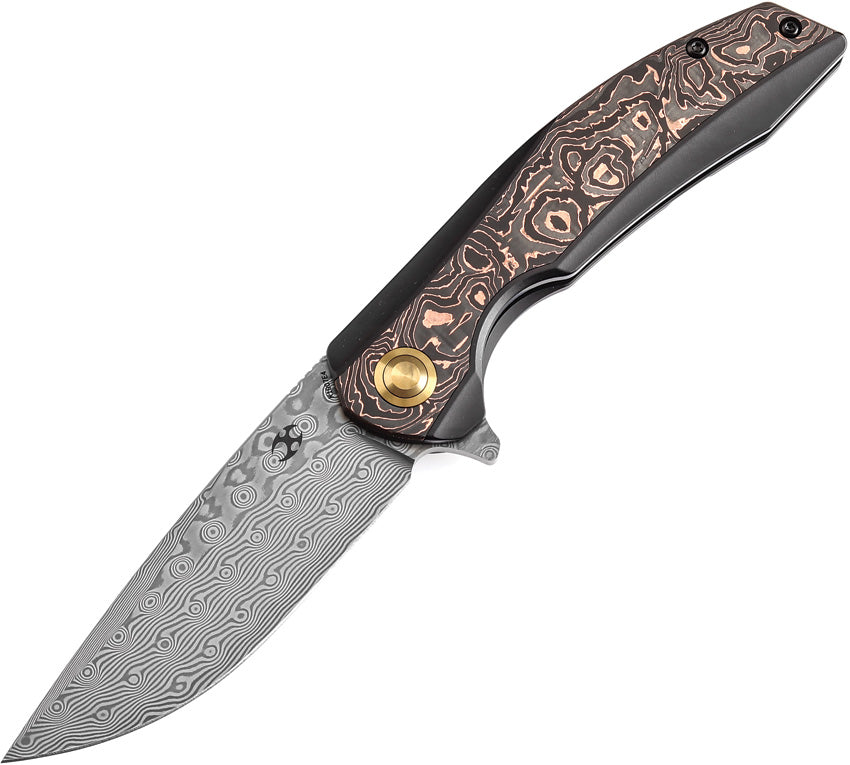 Accipiter Framelock Damascus - K1007E4