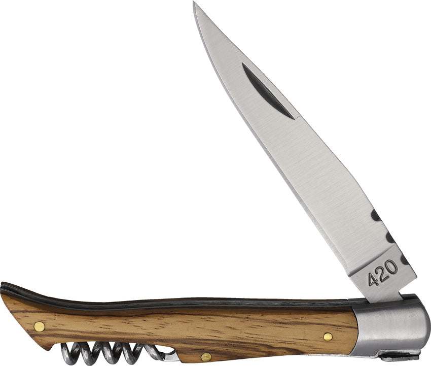 Laguiole Corkscrew Zebra Wood - BALDUB1042