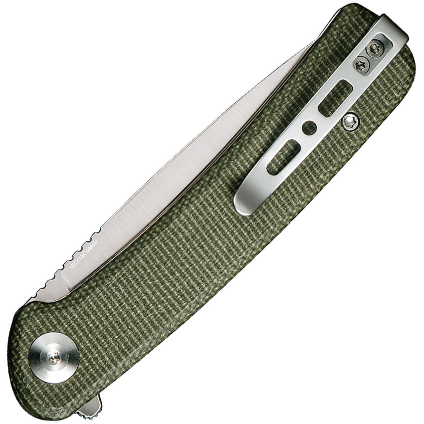 Neches Linerlock Grn Micarta - SA09C