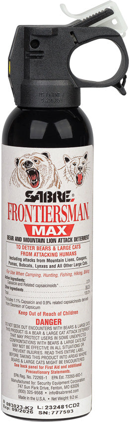 Frontiersman Bear Spray 9.2oz - SA95562