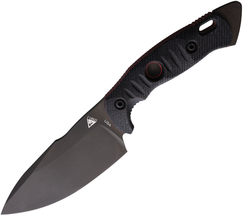 Alaris Fixed Blade Black/Red - FOB035