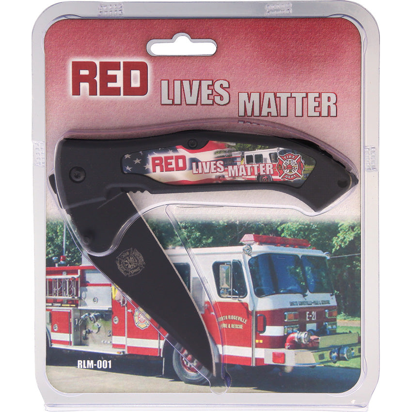 Red Lives Matter Linerlock - M4440