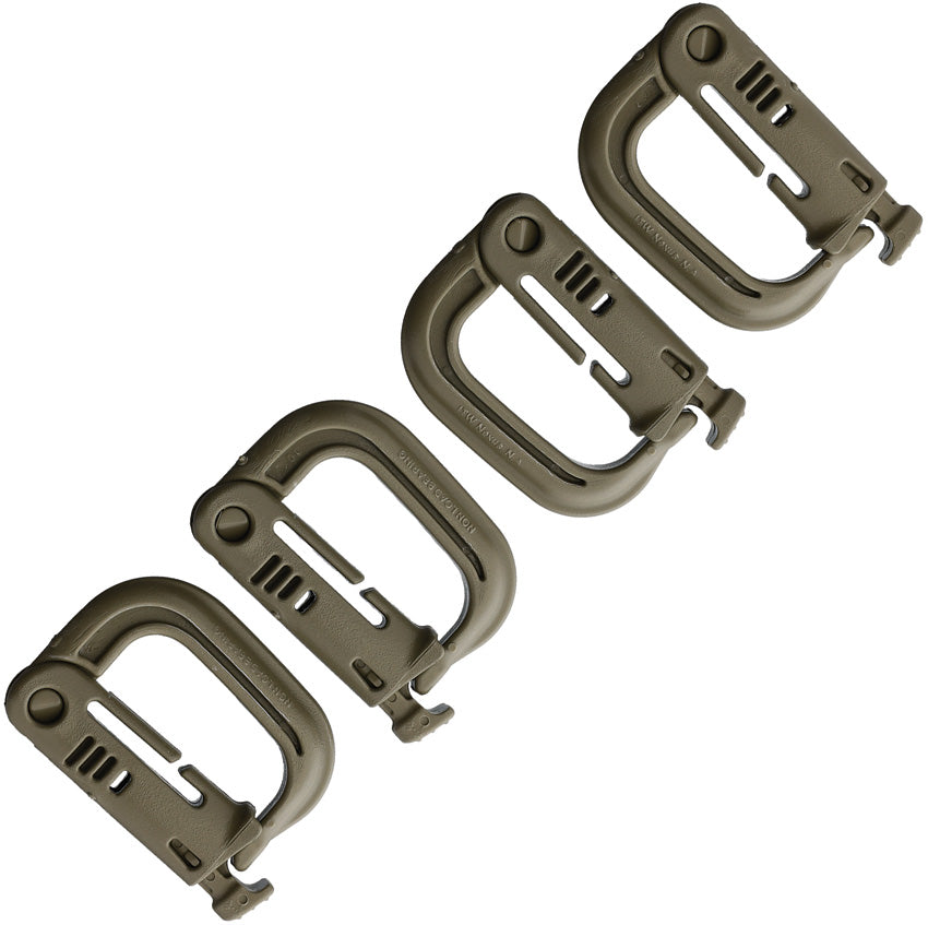 Grimloc Locking D-Ring 4pk - MXGRMLT