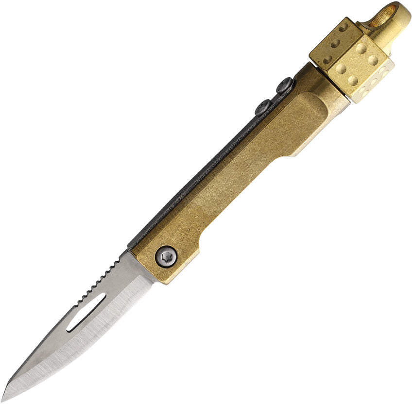Dice EDC Mini Folder Brass - KETM001