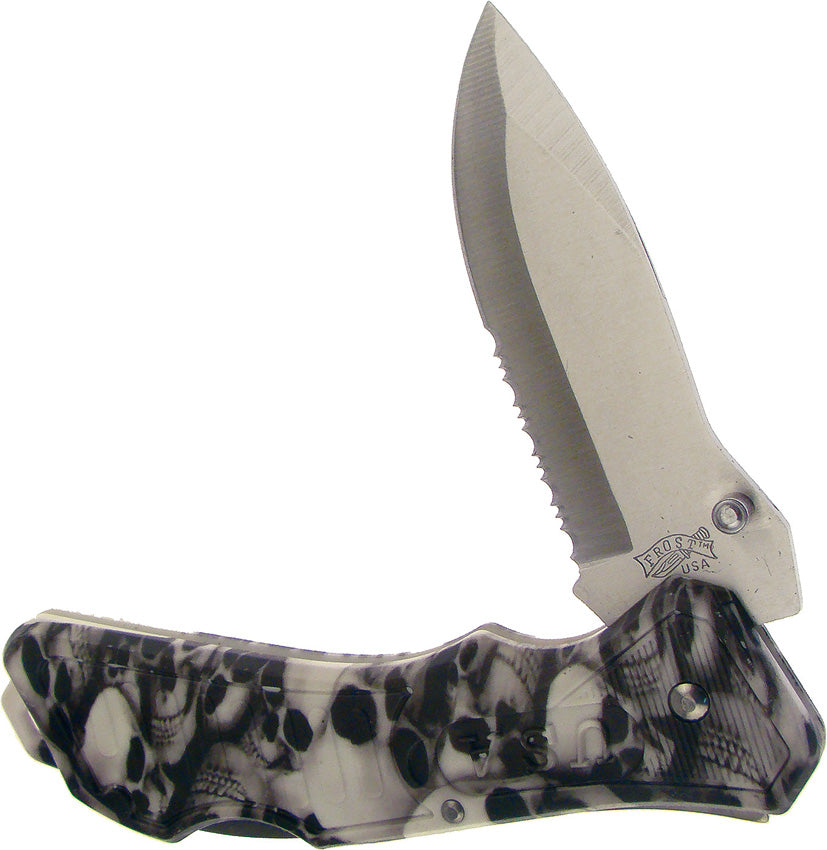 Buckshot Lockback Skull Camo - F18285WSC
