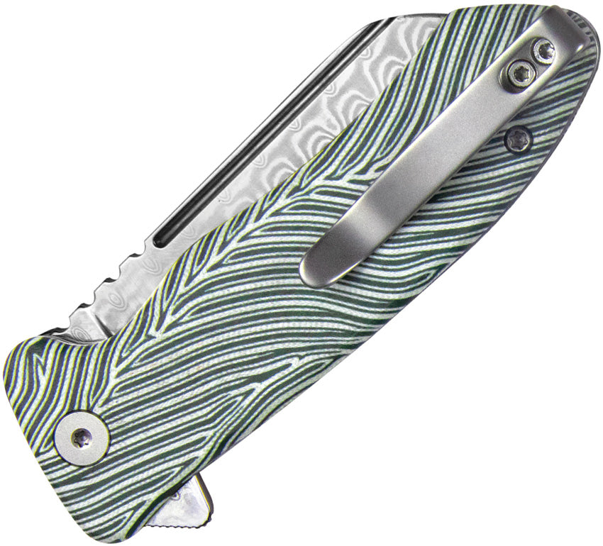 Creon Button Lock White/Grn - KUB336A