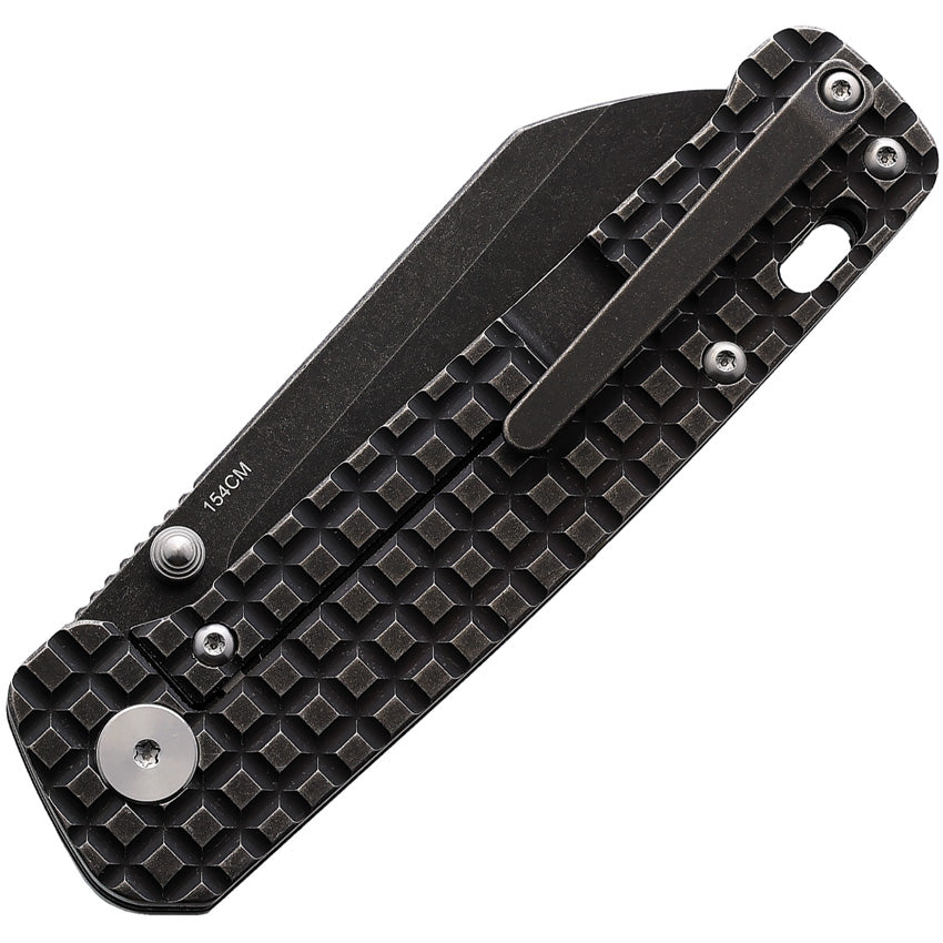Penguin Framelock Blk Frag Ti - QS130OFRG