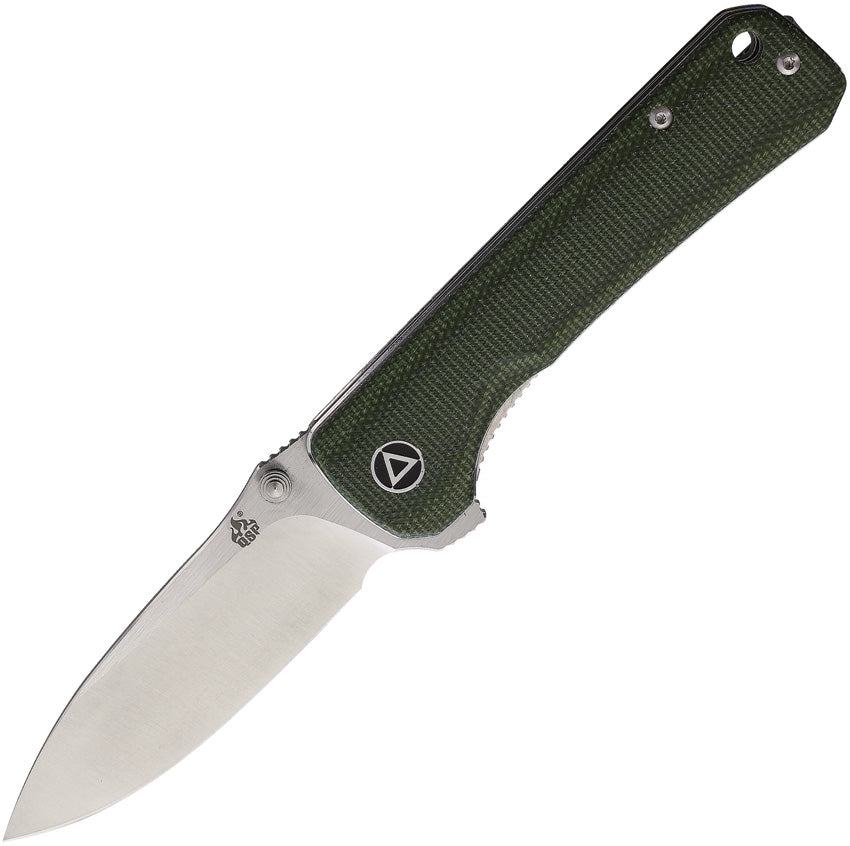 Hawk Linerlock Green Micarta - QS131H