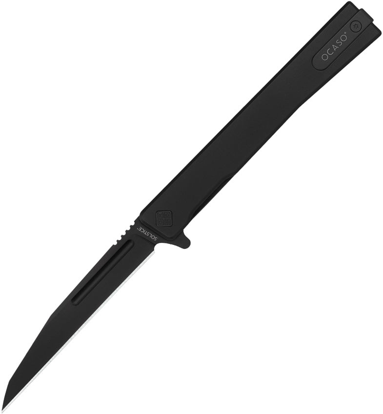 Solstice Linerlock Wh Ti Blk - OCA8WTB