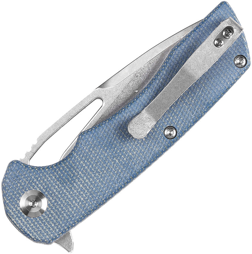 Kryo Framelock Blue Micarta - KT1001M3