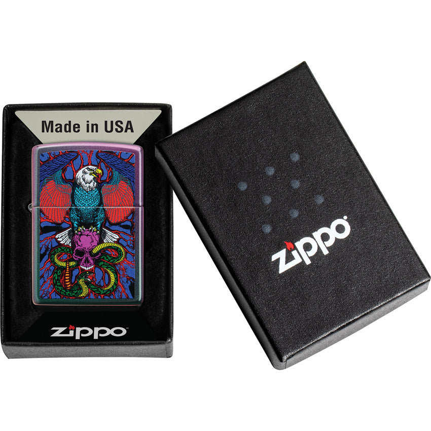 Eagle, Snake, Skull Lighter - ZO70429