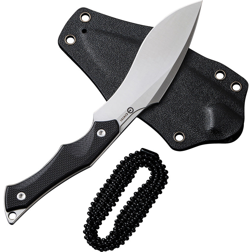 Vaquita II Neck Knife Black - CIVC047C1