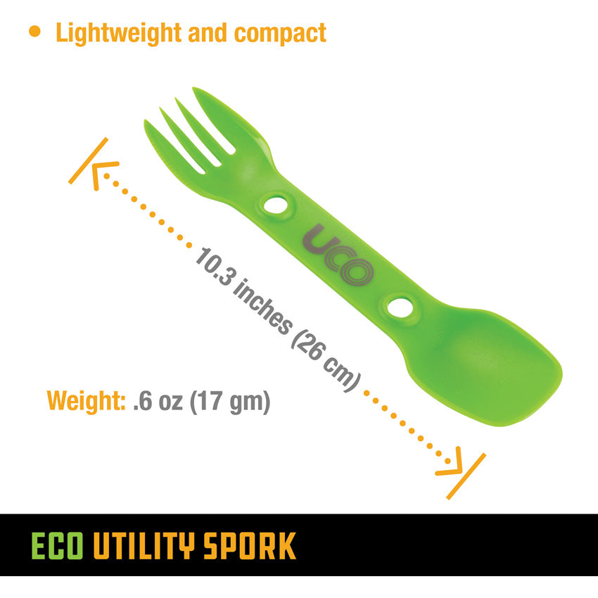 Eco Utility Spork Grn/Lav - UCO00049