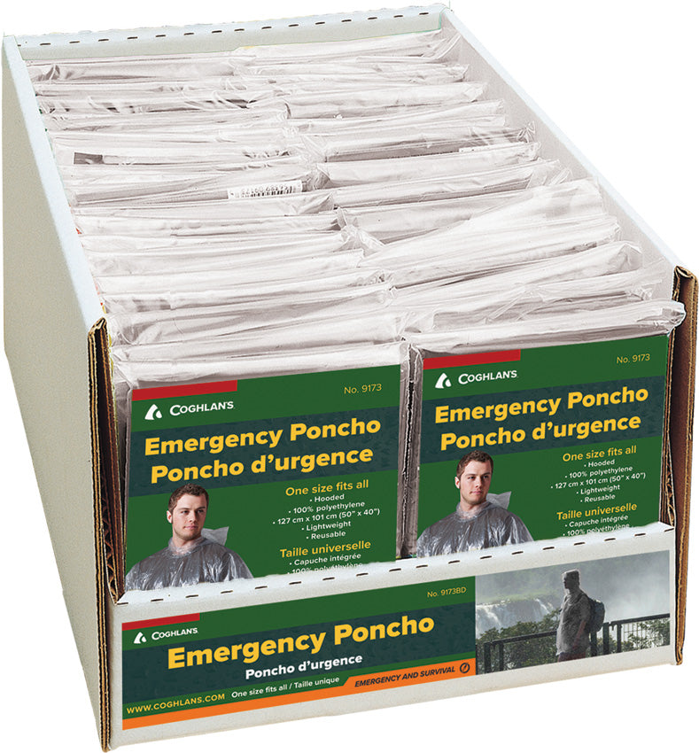 Emergency Poncho Display - CGN9173BD