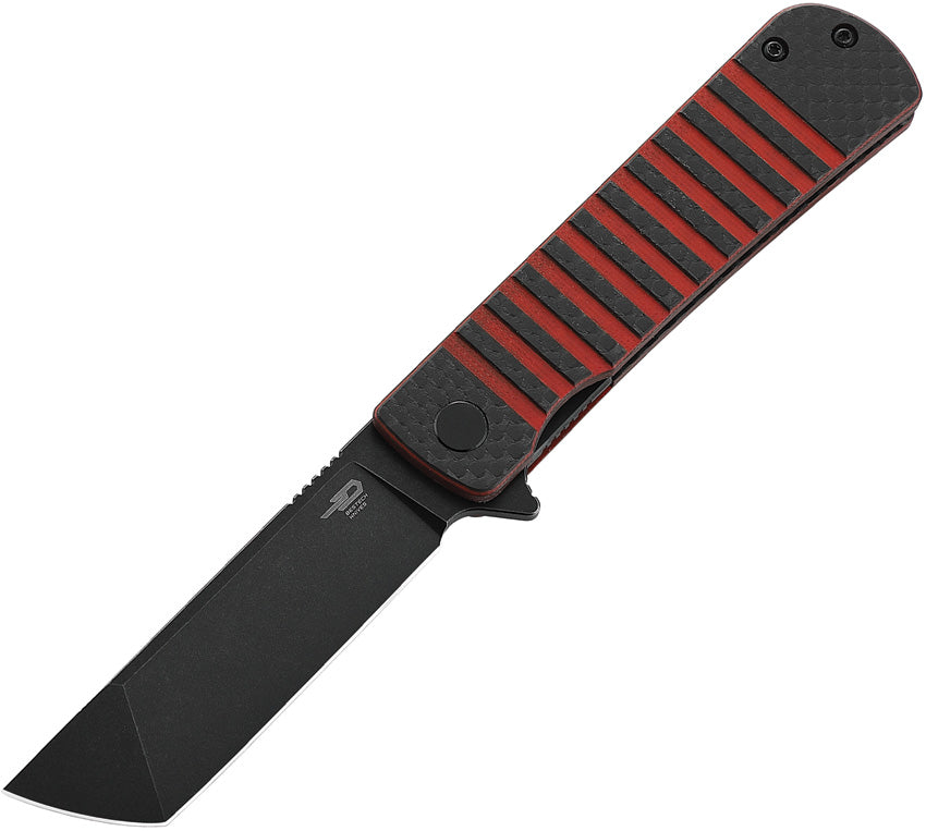 Titan Linerlock Black/Red - BTKL04C