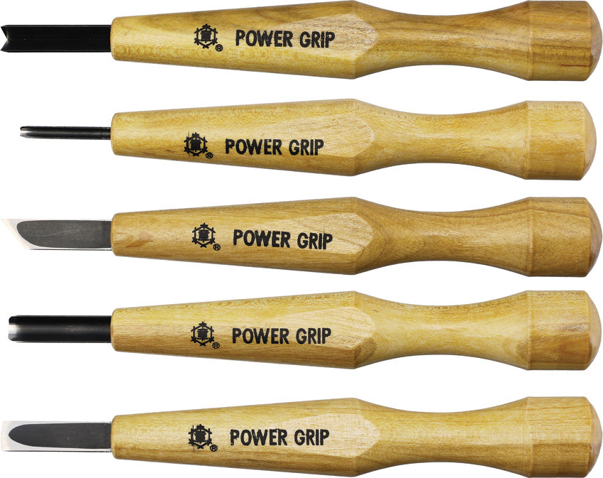 Power Grip Wood Chisel Set 5pc - MIKA053