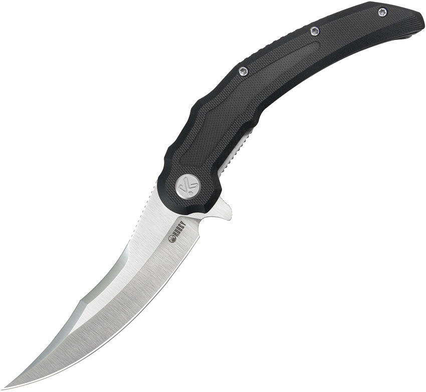 Wave Crest Linerlock Black G10 - KUB346A